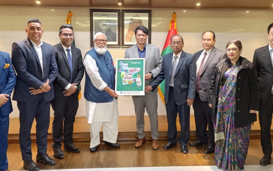 A delegation from BCCCI Paid Courtesy Call to Mr. Salman F. Rahman